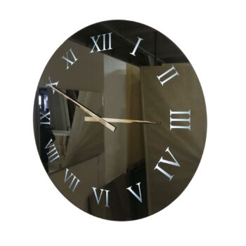 Orologio specchio Ø40 CM con numeri romani retroilluminato - immagine 3